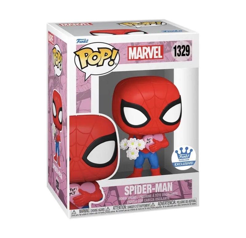 Funko Pop! Marvel Spider Man 1329 Exclusivo Valentines - Funko
